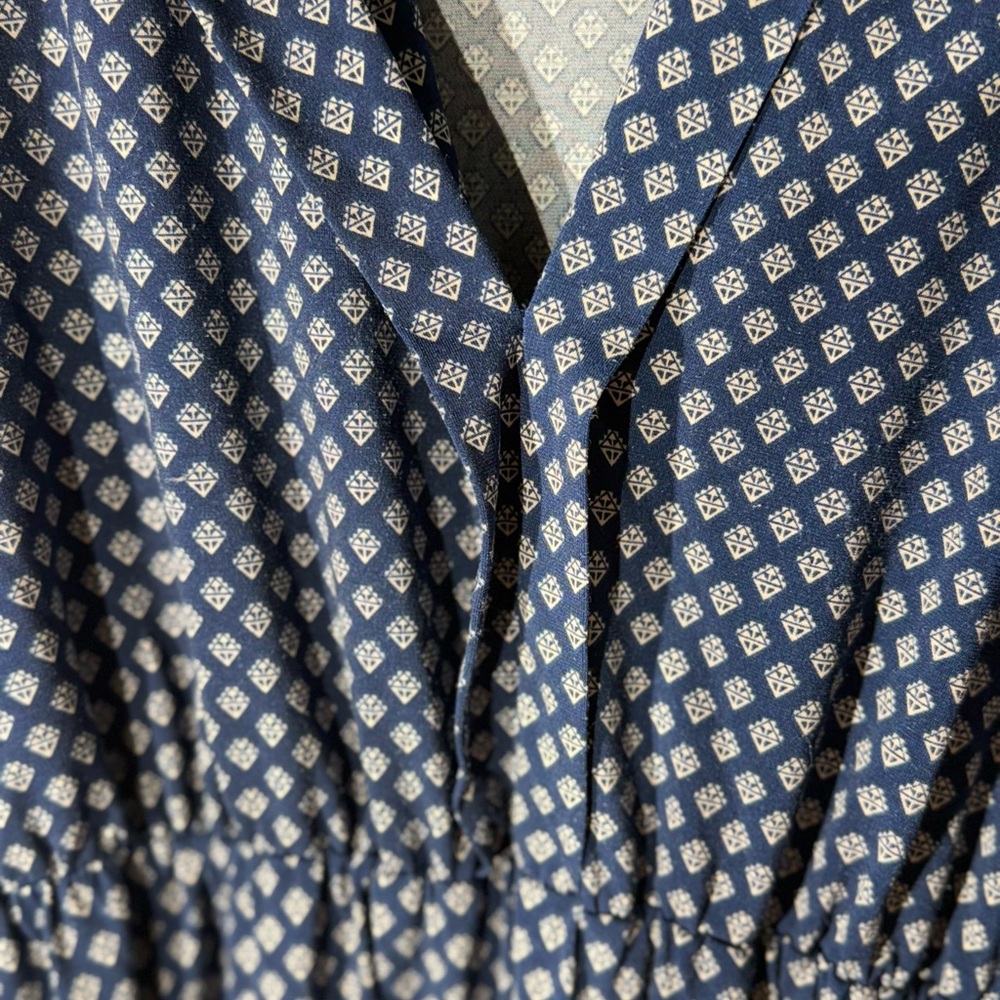 Blue Patterned Dress - Picture 3 of 6